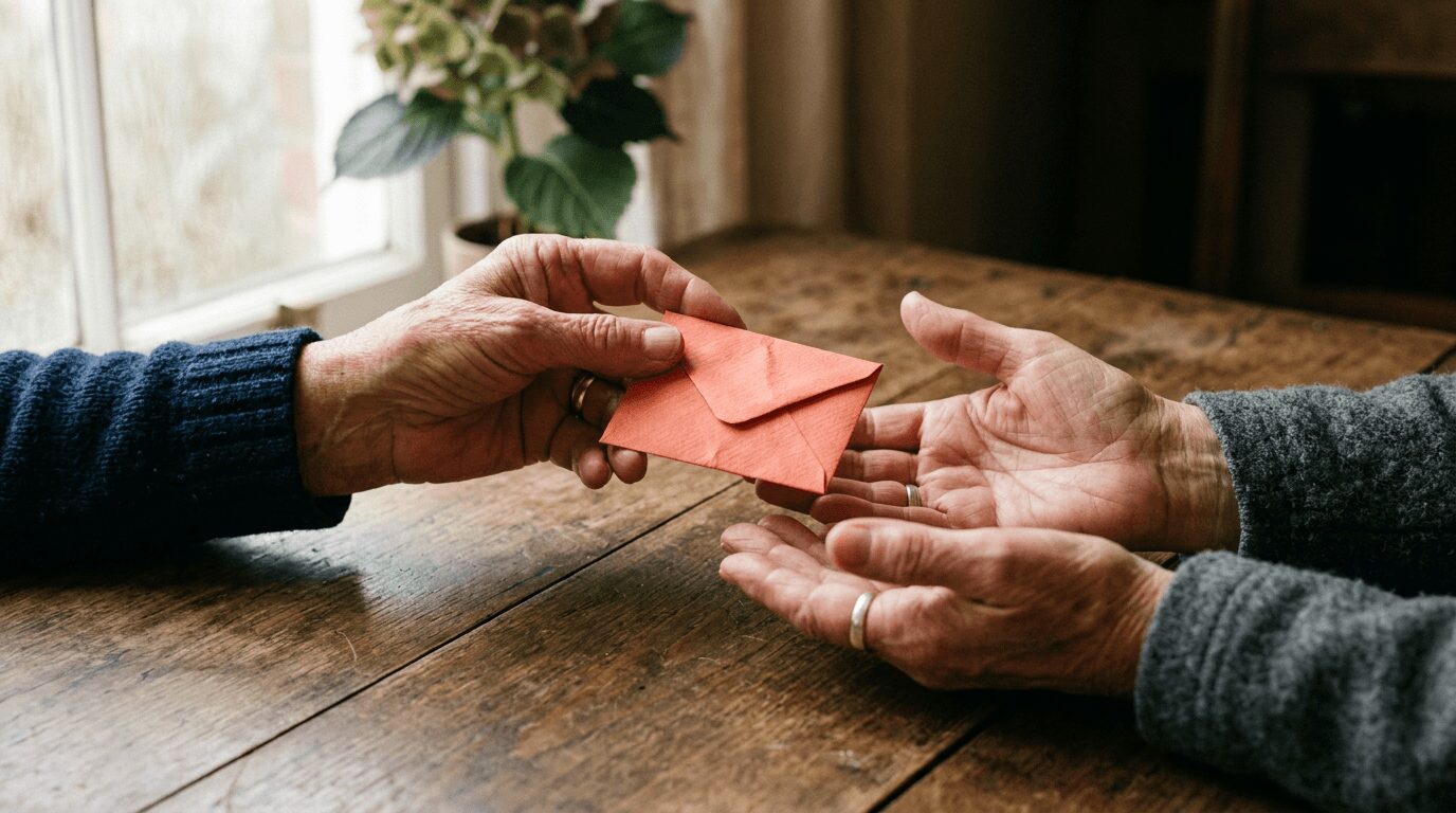 A gift handed forward